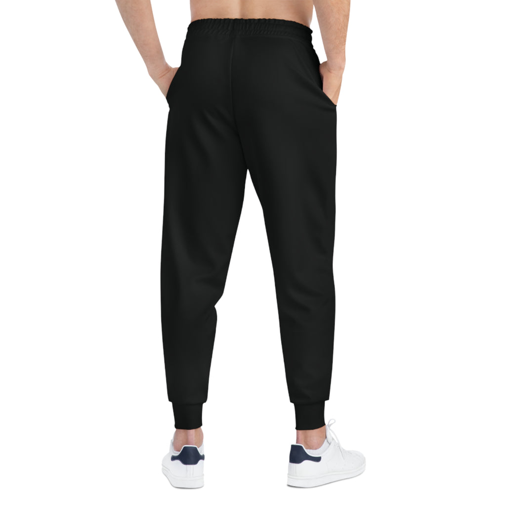Bad Hunter Club Athletic Joggers — Black Casual Streetwear Sweatpants