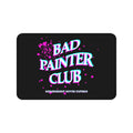 Bad Painter Club Desk Mat — Funny Artist Mouse Pad with "Membership Never Expires" Design