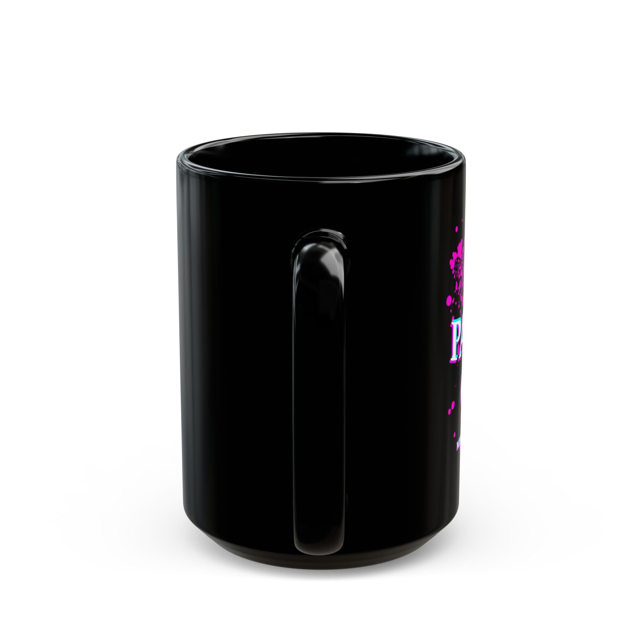 Bad Painter Club Mug — Black Ceramic Coffee Cup (11oz/15oz) — "Membership Never Expires"