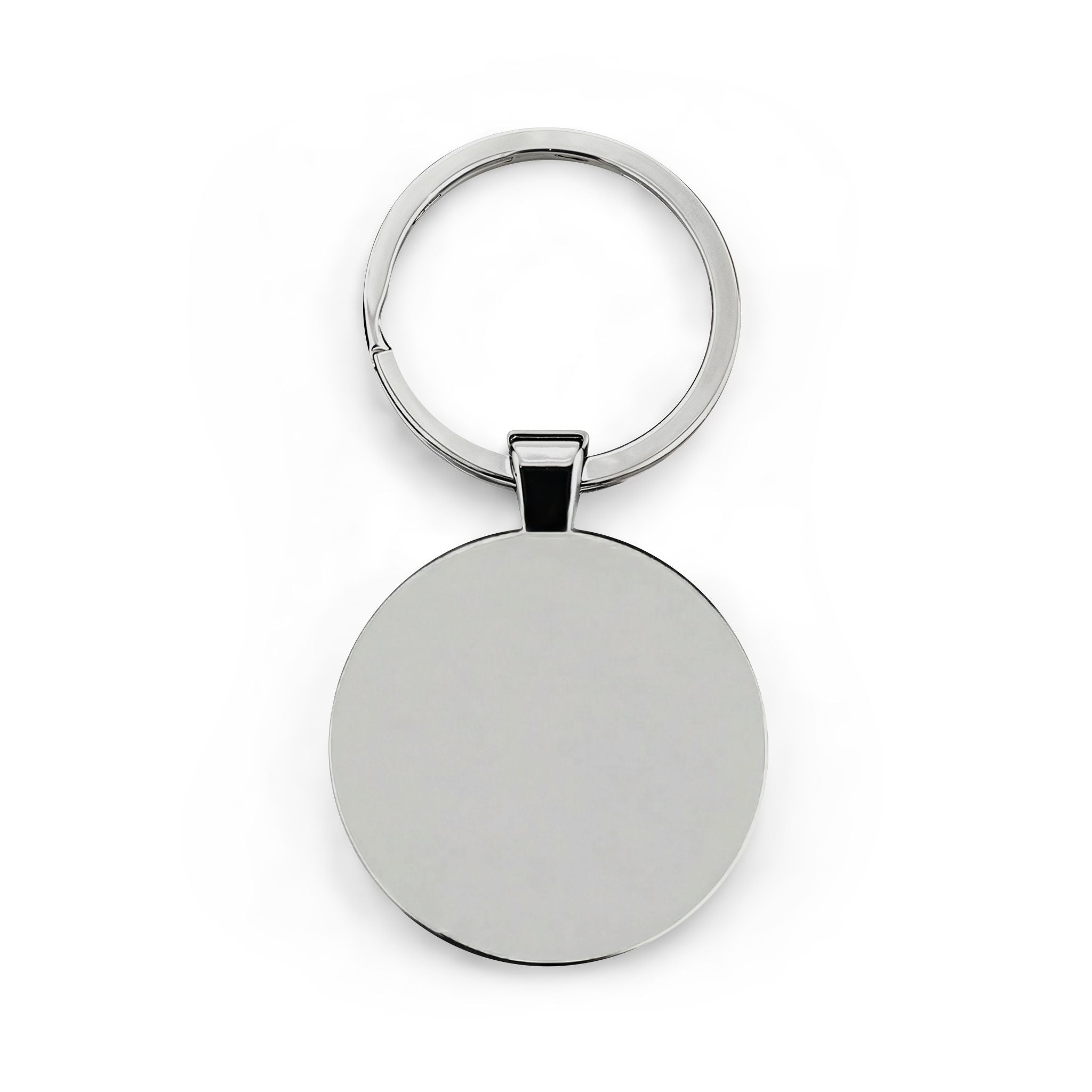 Bad Painter Club Round Stainless Steel Keychain
