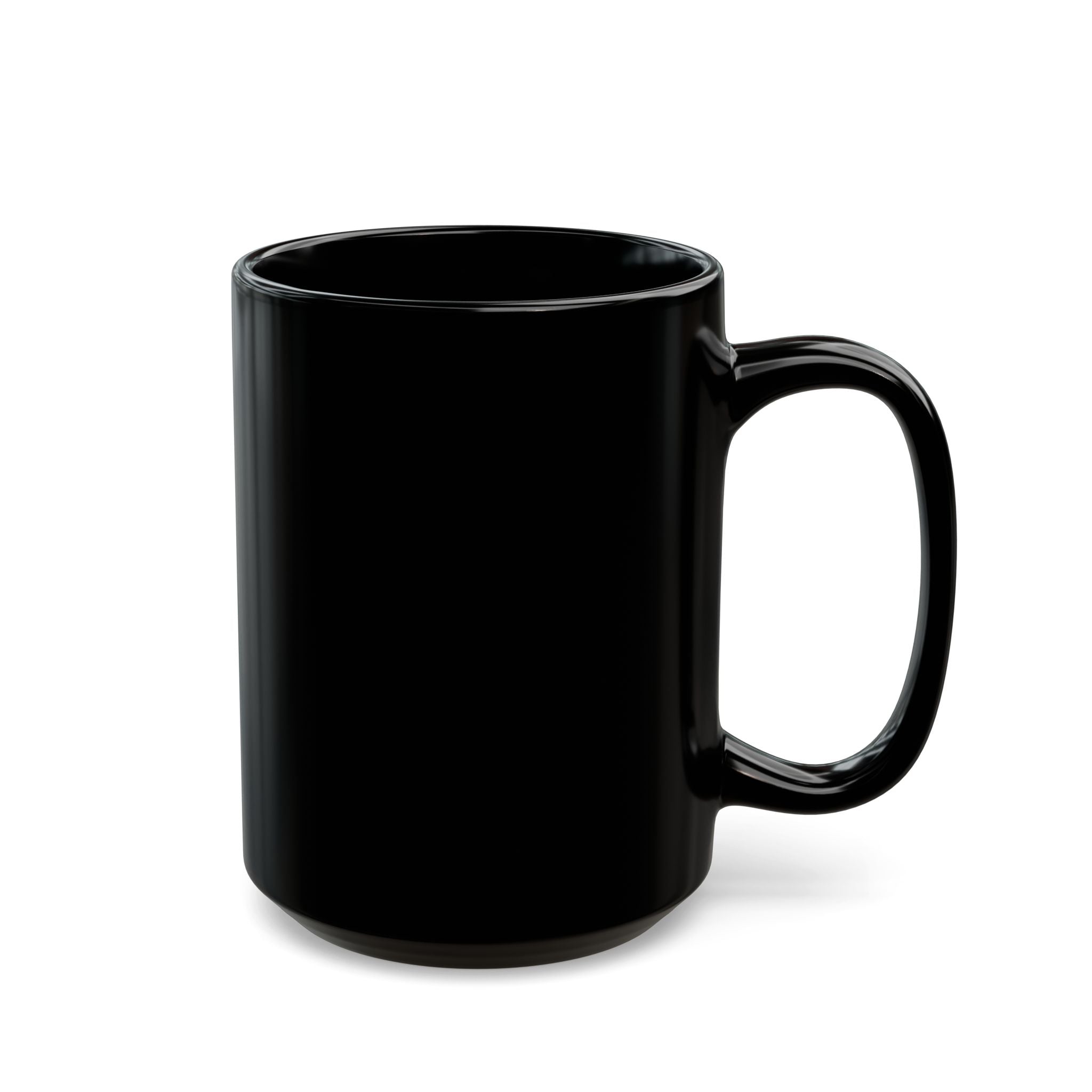 Bad Painter Club Mug — Black Ceramic Coffee Cup (11oz/15oz) — "Membership Never Expires"