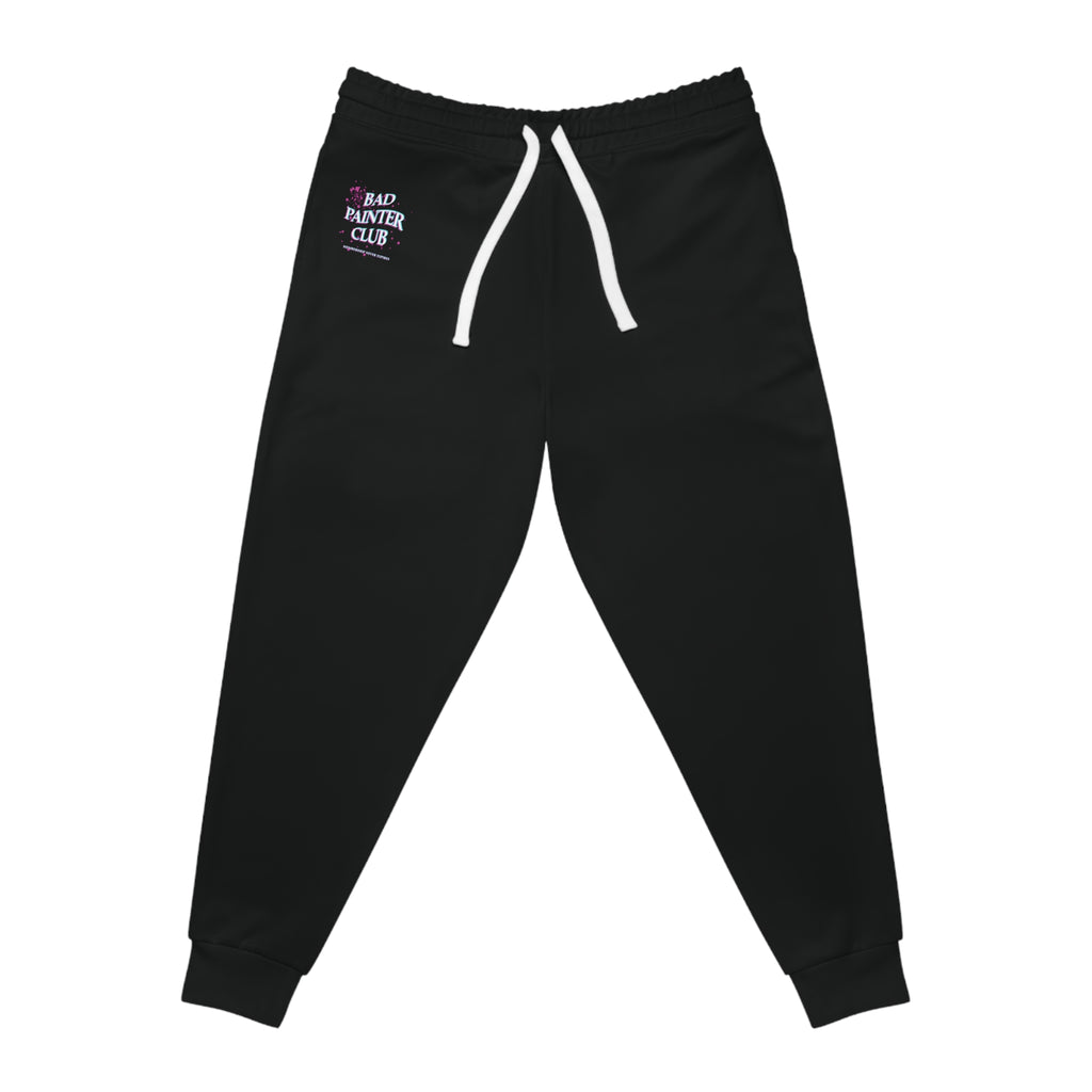 Bad Hunter Club Athletic Joggers — Black Casual Streetwear Sweatpants