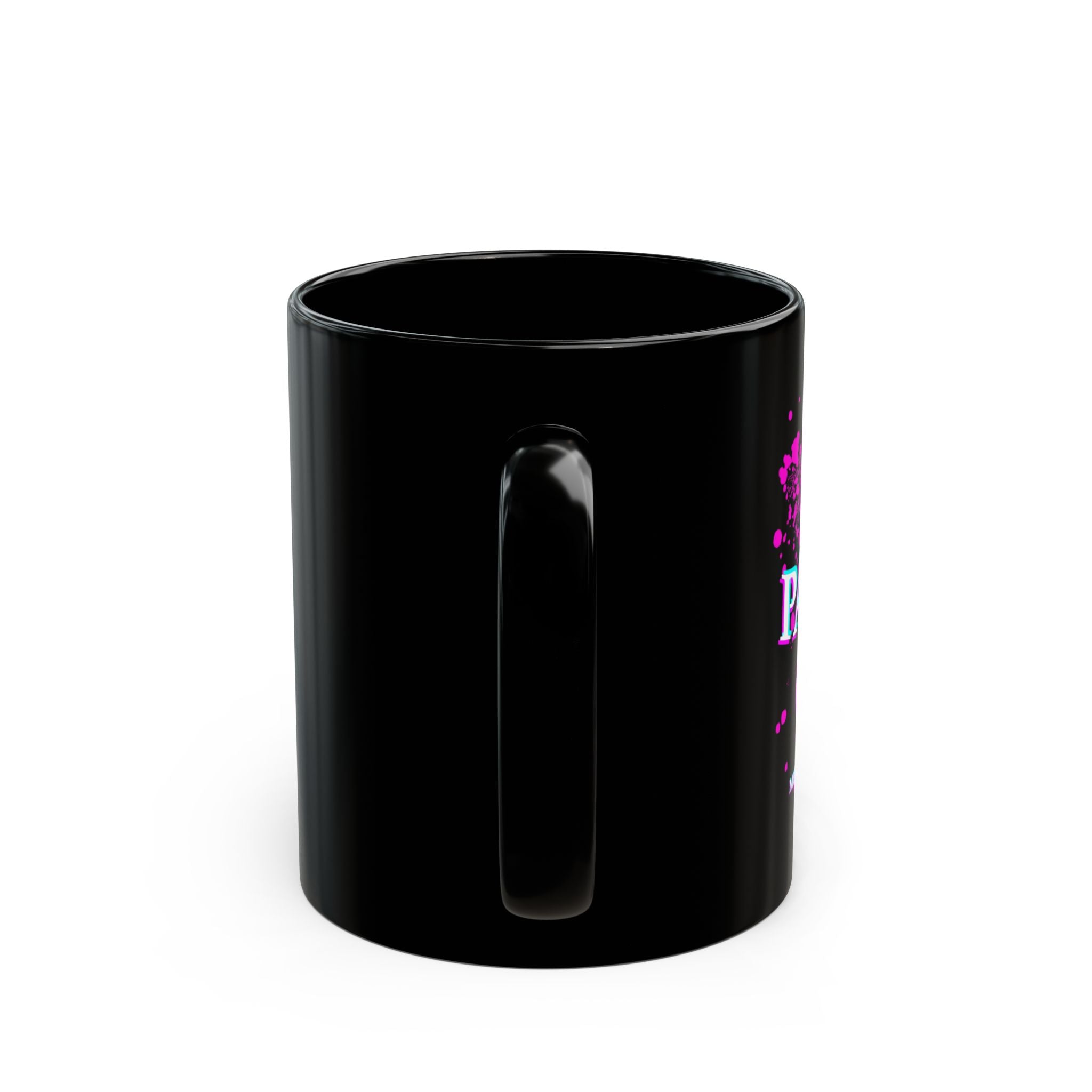 Bad Painter Club Mug — Black Ceramic Coffee Cup (11oz/15oz) — "Membership Never Expires"