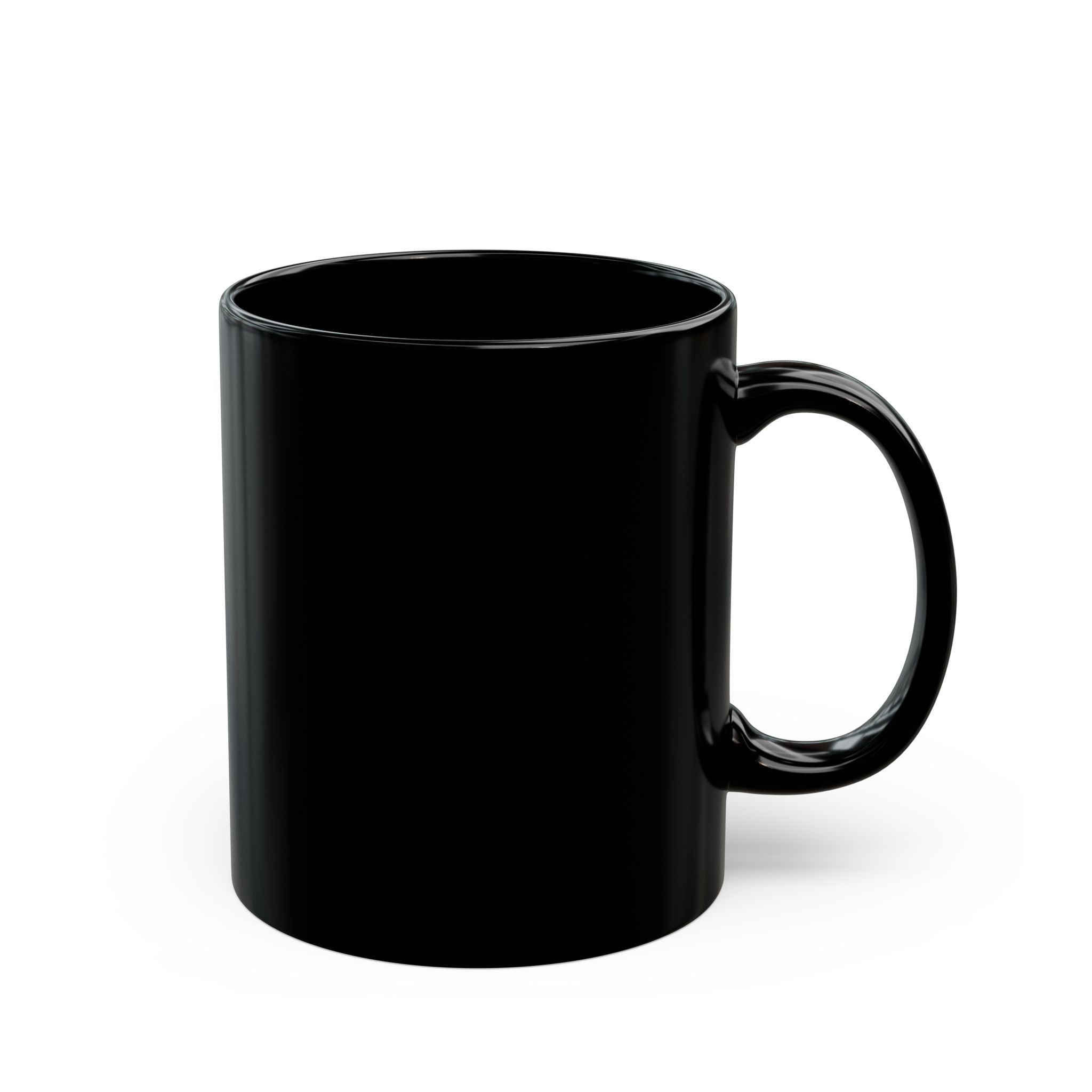 Bad Painter Club Mug — Black Ceramic Coffee Cup (11oz/15oz) — "Membership Never Expires"